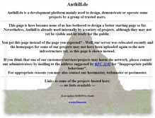 Tablet Screenshot of anthill.de